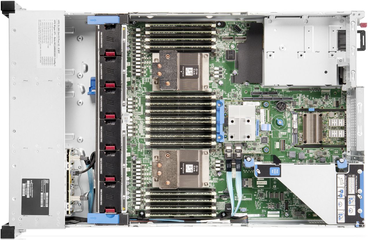 HPE ProLiant DL385 Gen10 Plus v2 server top.jpg