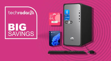 这款搭载英特尔酷睿 i7 处理器的惠普 OmniDesk 台式电脑是商务办公的理想之选